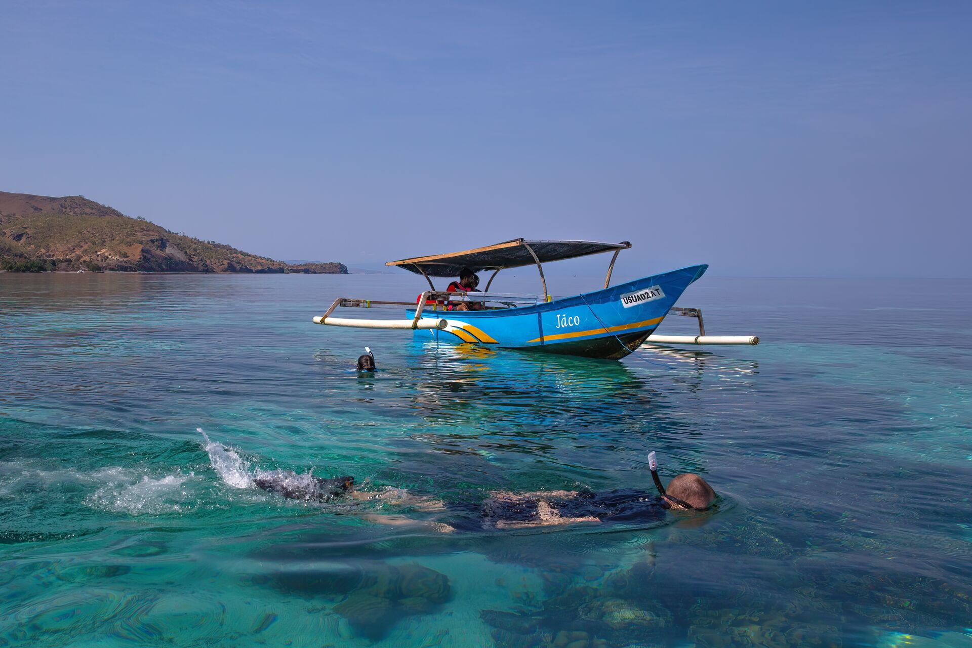 Snorkeling off Atauro Island 