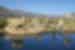 Boat is moored on Lake Titicaca