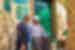 Traveller and local man in Iran