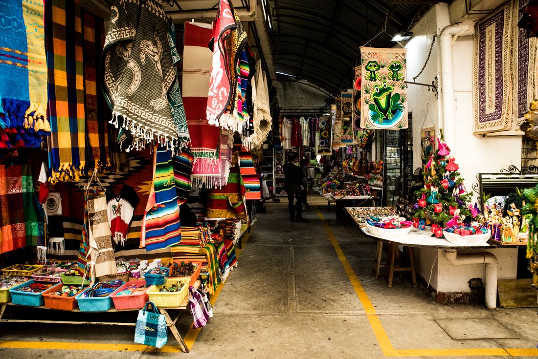 Artisan market in Mexico City