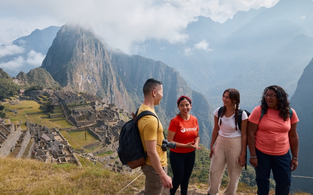 Travelers in Peru