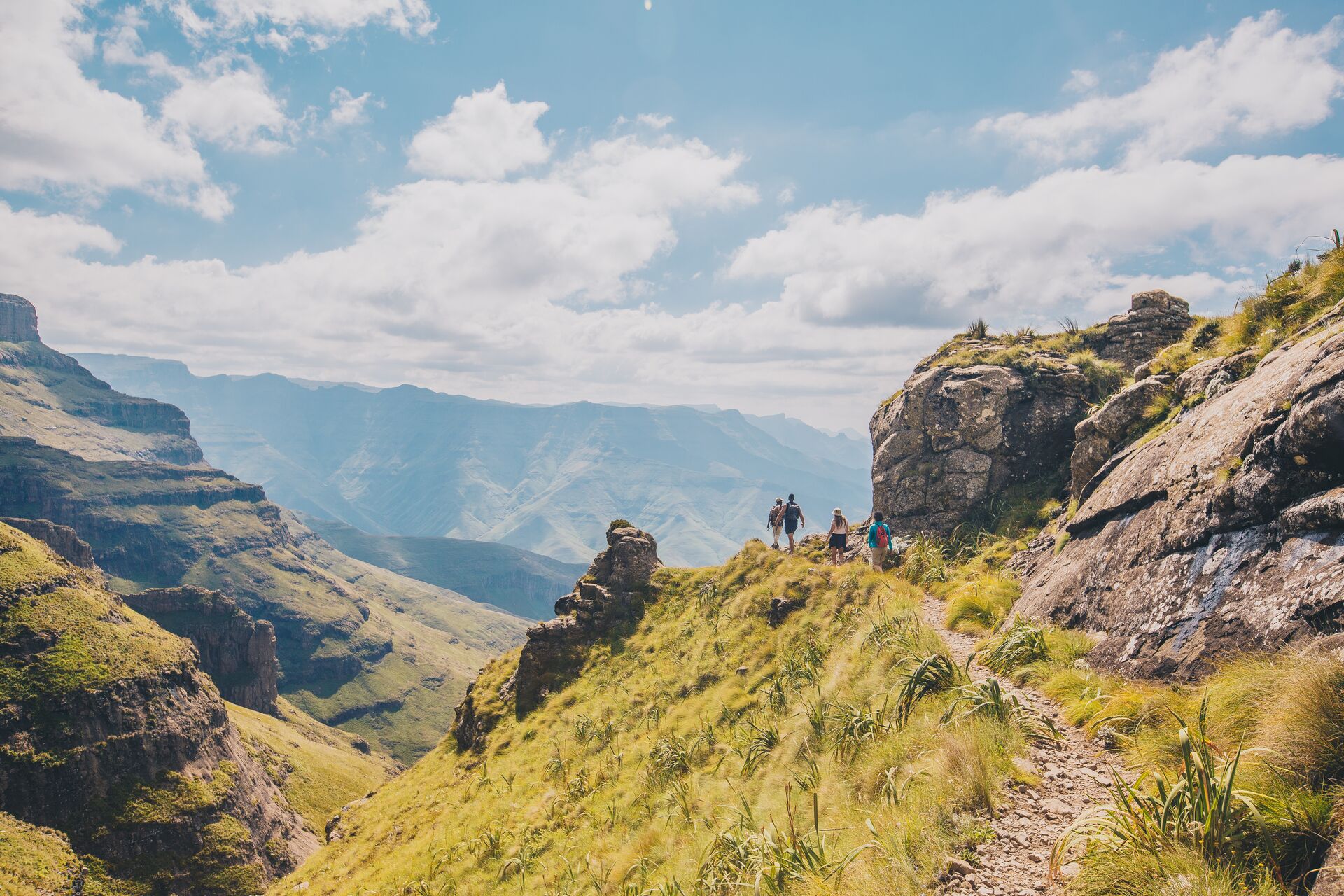 Your view hiking in Drakensberg