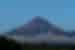 Mount Taranaki with mist below, New Zealand