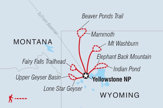 Yellowstone Path Premium Walking & Hiking in Yellowstone | Intrepid Travel US