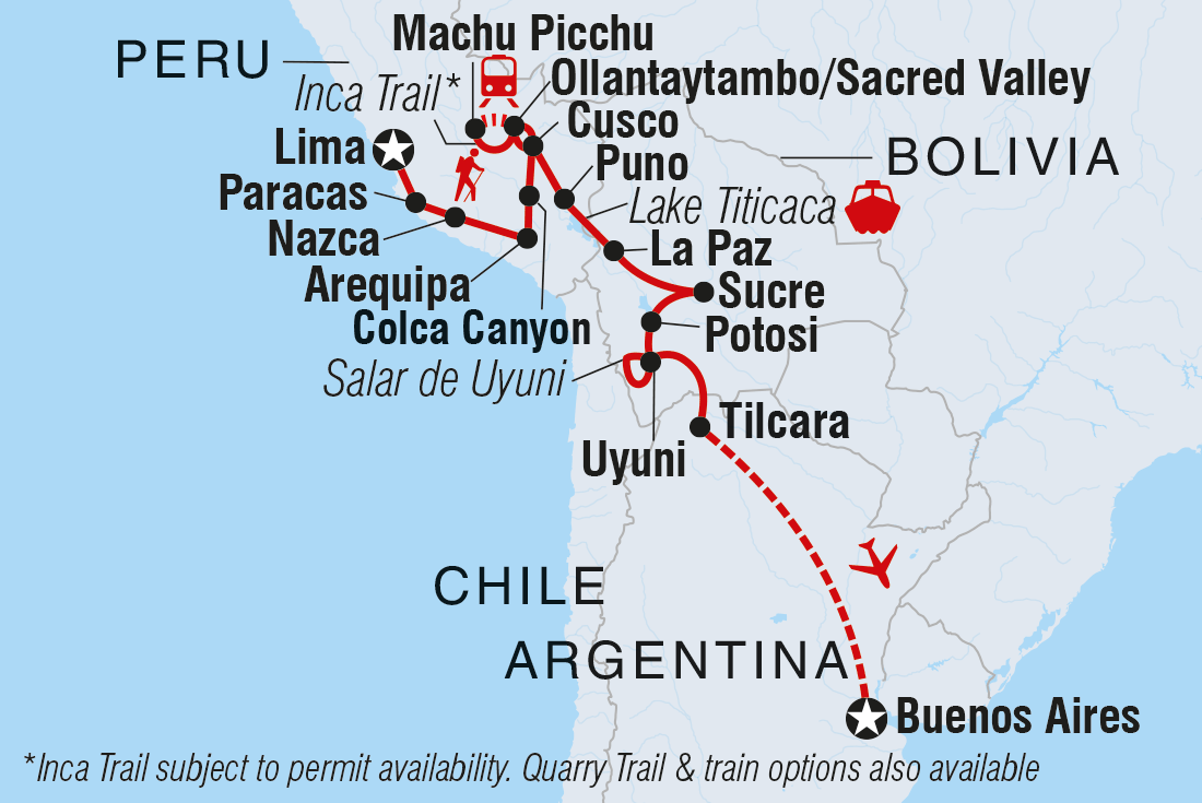 Peru, Bolivia & Argentina Adventure