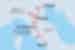 Map of Italy Real Food Adventure including Italy