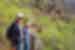 Travellers wearing helmets on the Barranco del Infierno trail hike on Tenerife in the Canary Islands