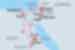 Map of Explore Egypt & Jordan including Egypt and Jordan