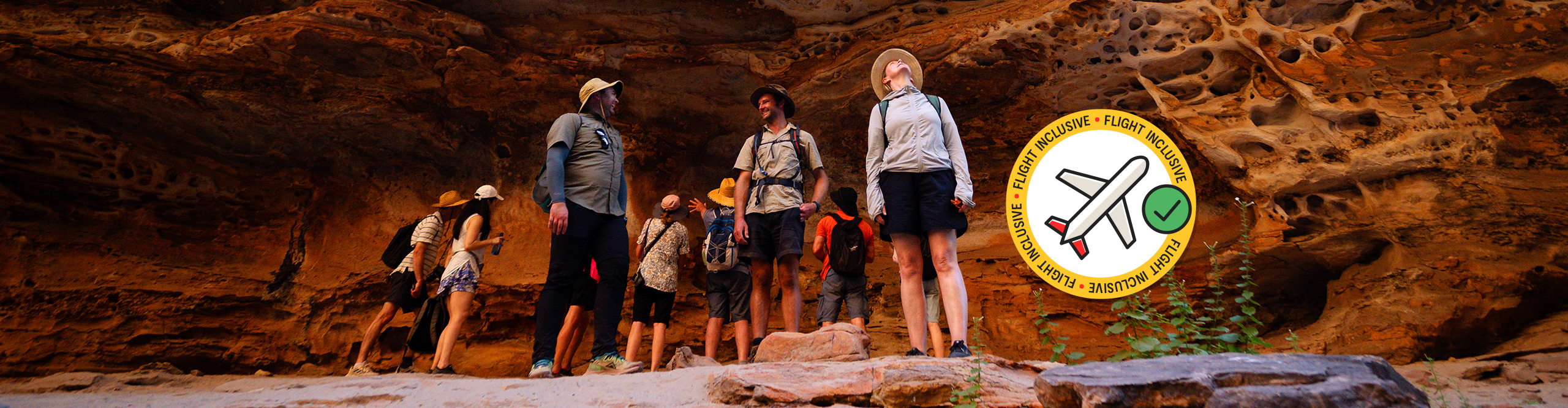 Group of Intrepid travellers in the Kimberley