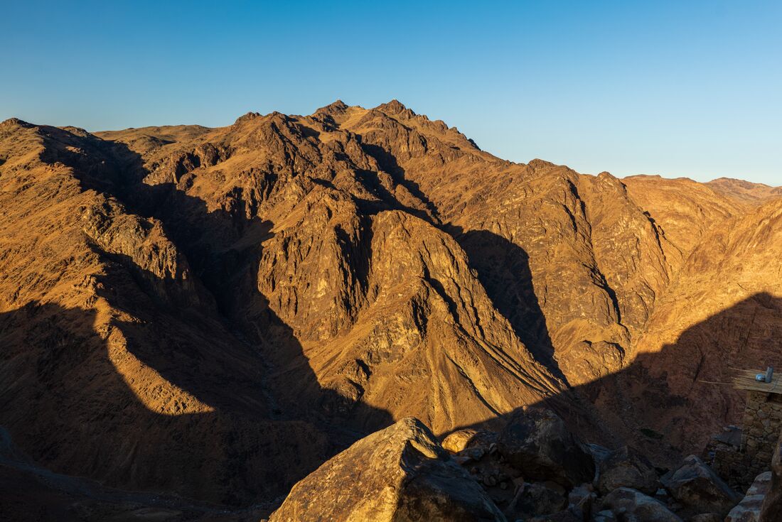 Mount Sinai during sunrise, Egypt