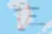 Map of South Korea Highlights including Korea, Republic Of