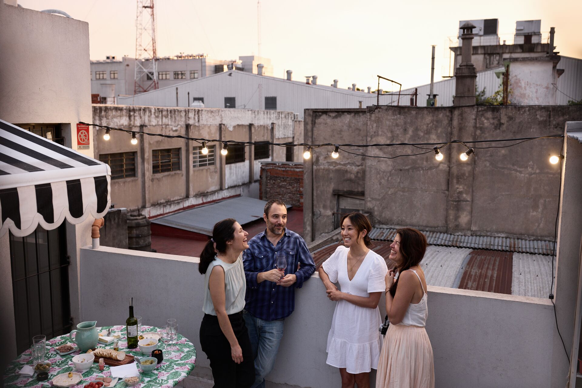 Share an asado with your fellow travellers as you take in the Argentine sunset
