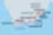 Map of Garden Route Adventure including Lesotho and South Africa