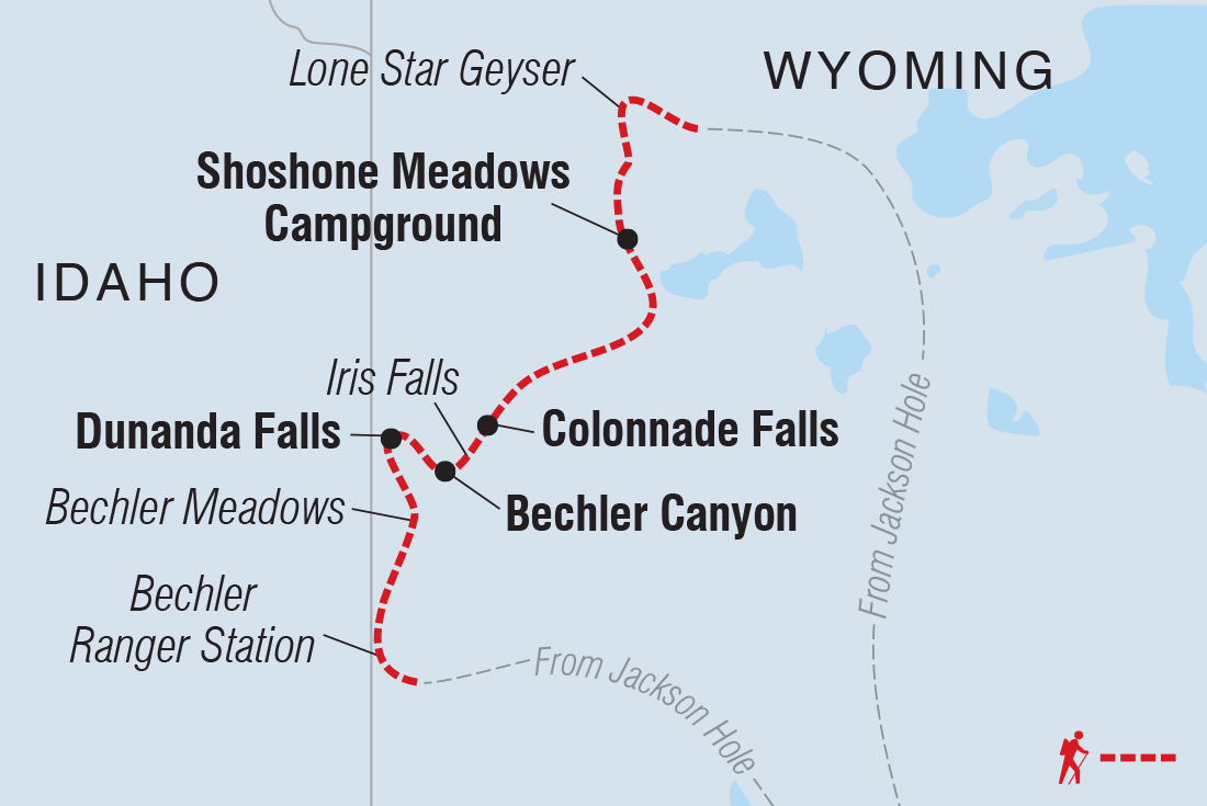 Hiking and Backpacking Yellowstone's Bechler River Traverse