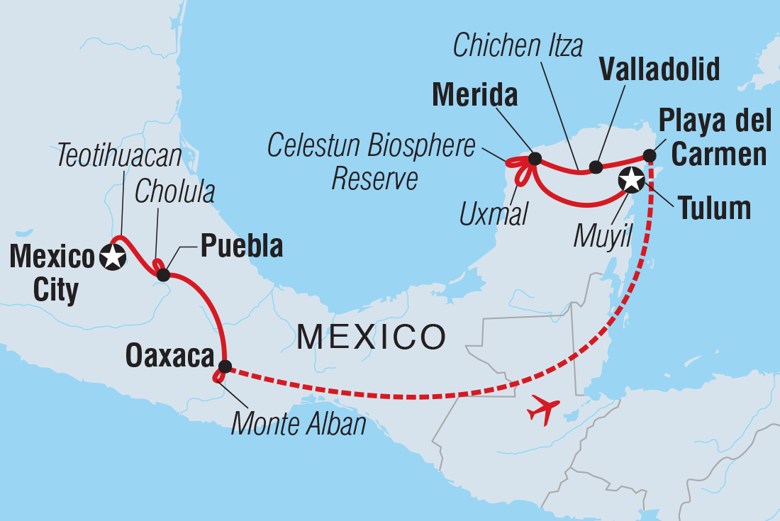 Map of Premium Mexico In Depth including Mexico