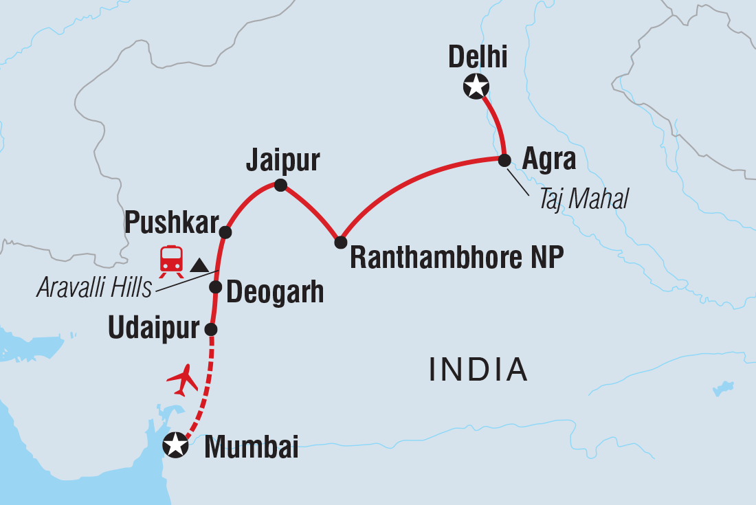 Map of Premium India In Depth including India