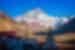 Mount Everest's North Face as seen from Ronbuk Monastery in the Dzakar Chu Valley in Tibet