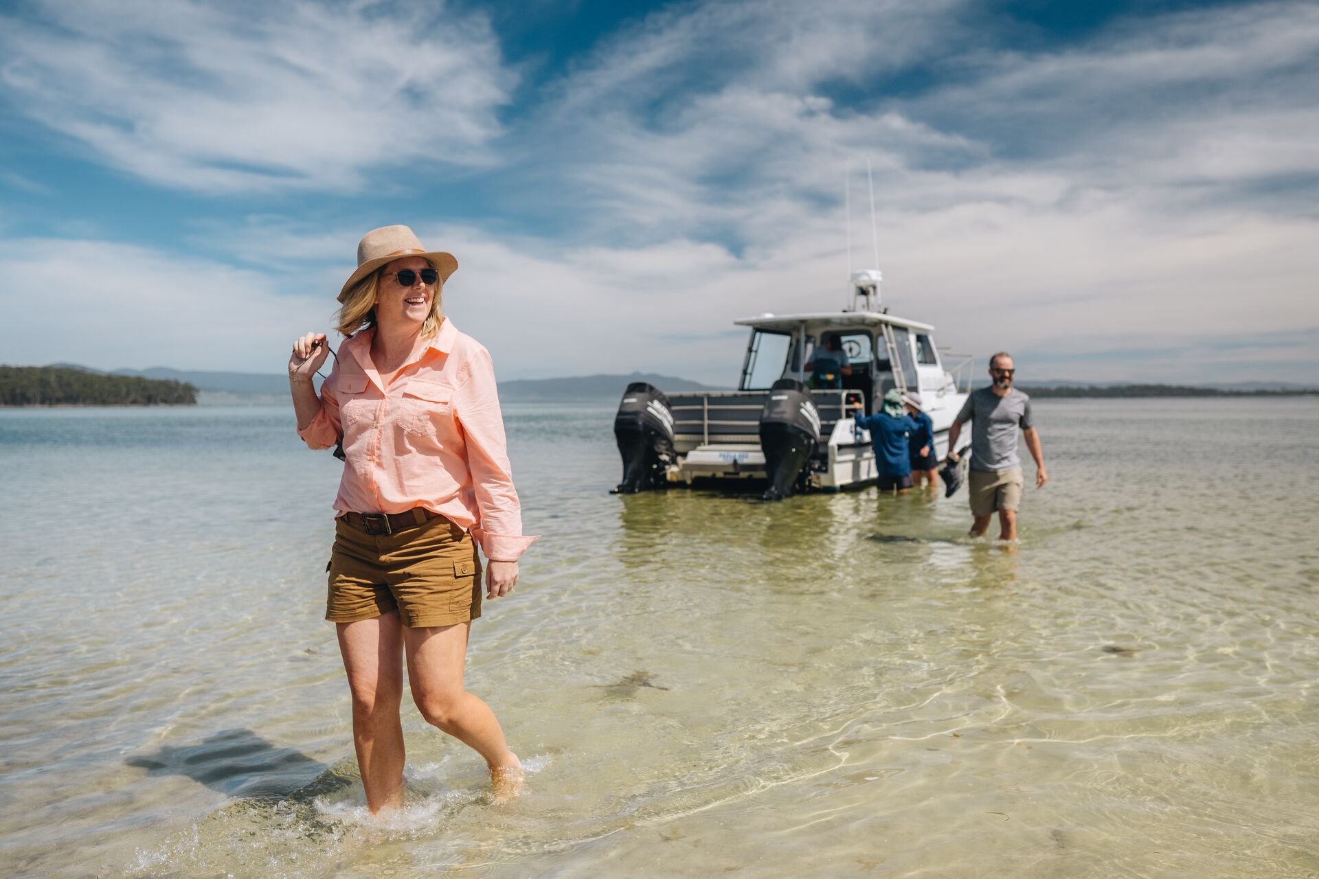 Step onto the white sands of Maria Island