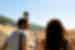 Intrepid travellers looking out over the main street of Dubrovnik, Croatia