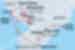 Map of Explore Peru, Argentina & Brazil including Argentina, Brazil and Peru