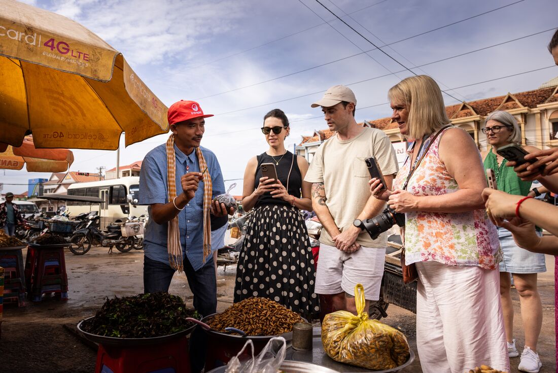 In Siem Reap's street markets
