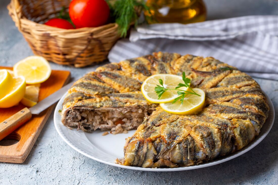 Hamsili Pilav, a traditional dish from the Black Sea region in Turkey