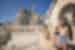 Travellers take in the views from the Fishermans bastion balcony
