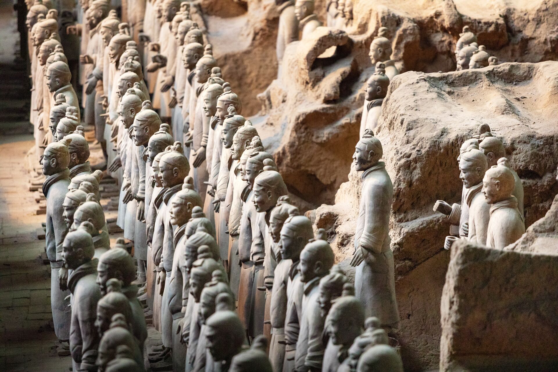 Emperor Qinshihuang's Terracotta warriors are a masterpiece to behold