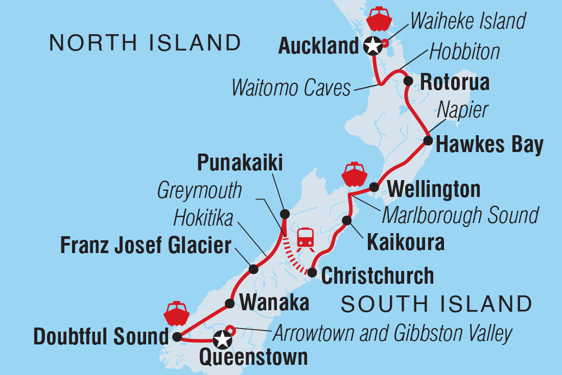Map of Premium New Zealand Encompassed including New Zealand
