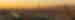 Wide view of the Florence city centre at sunset