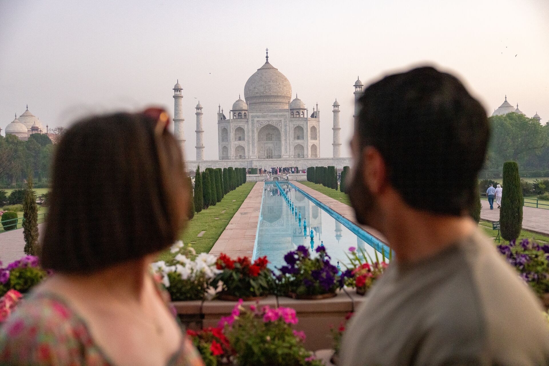 Take in the Taj Mahal, together