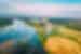 The sprawling green deltas of the Zambezi River