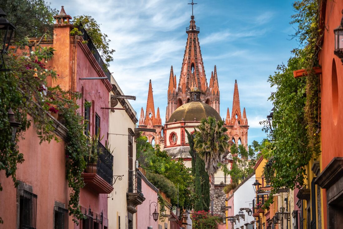 San Miguel de Allende in Guanajuato, Mexico