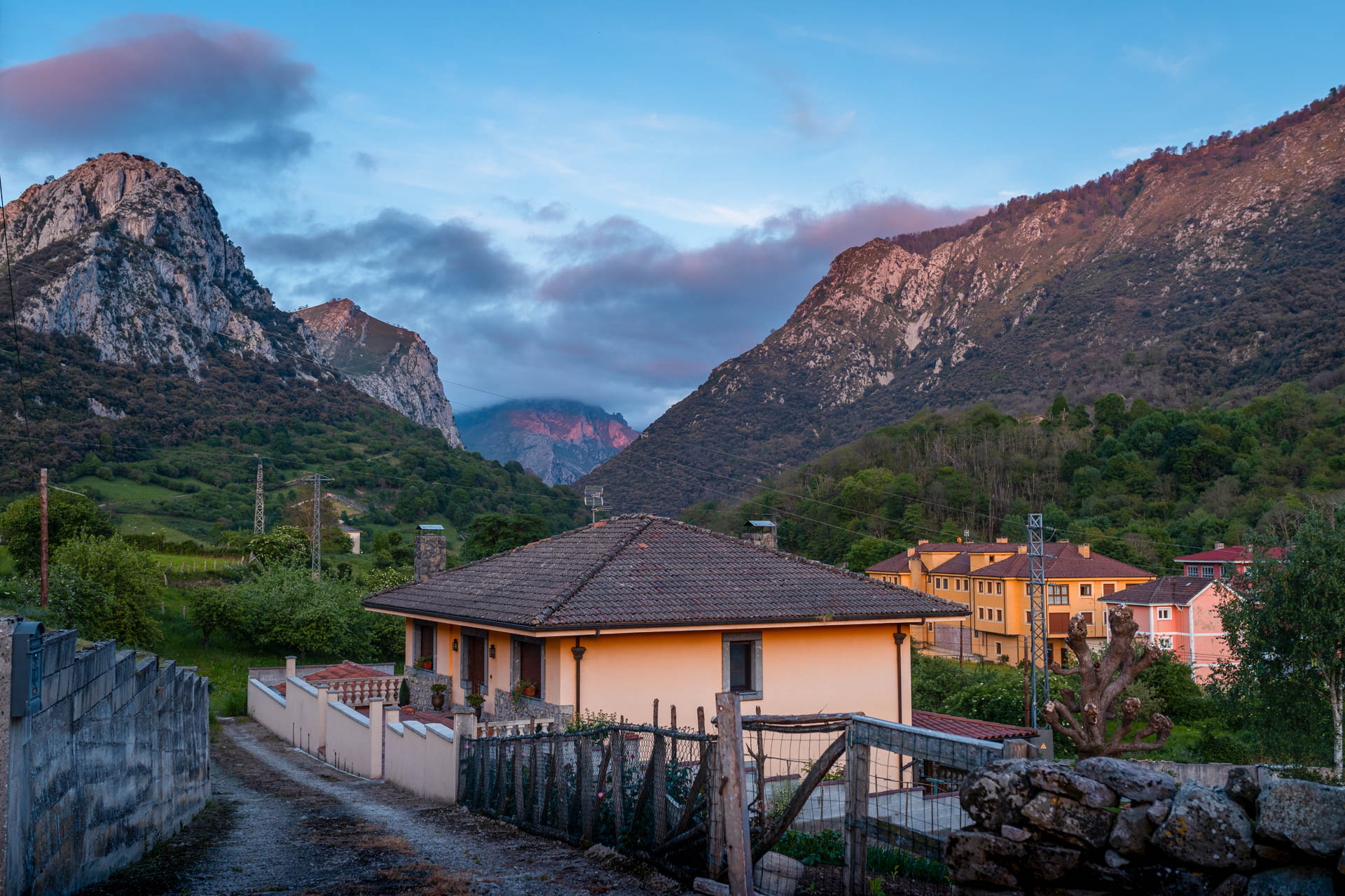 Experience peaceful evenings in the quiet mountain village of Arenas de Cabrales