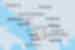 Map of Western Balkans Uncovered including Albania, Croatia, Macedonia, Republic Of and Montenegro