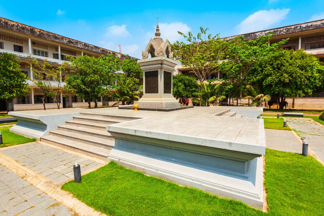 Tuol Sleng Genocide Museum in Phnom Penh, Cambodia
