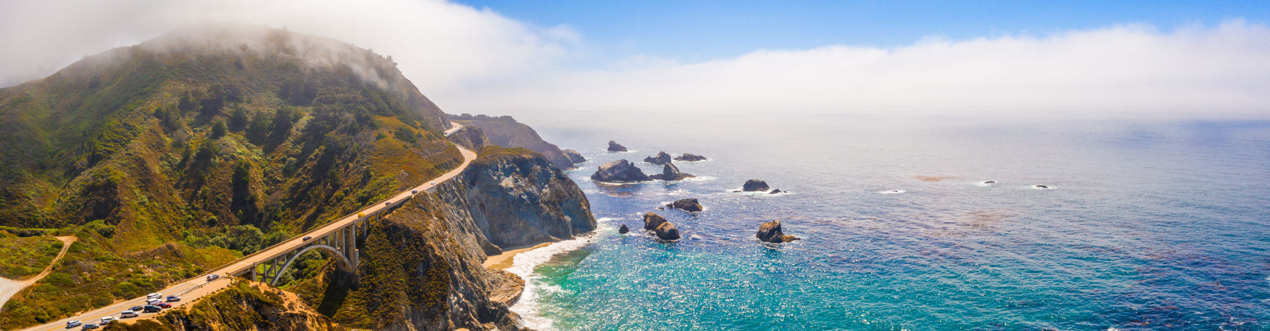 Pacific coast highway in California 