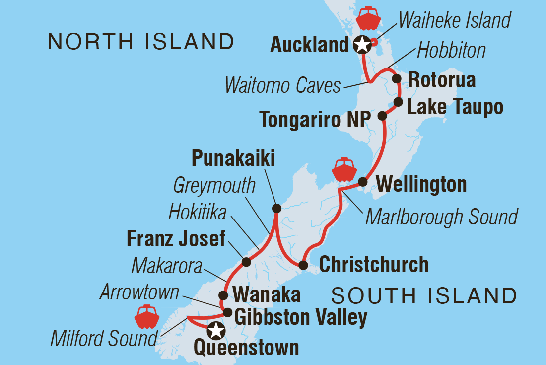 Map of Premium New Zealand Encompassed including New Zealand